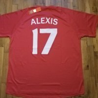 Футболна тениска на Арсенал нова с етикет официален продукт №17 Алексис размер ХХЛ, снимка 1 - Футбол - 41813147