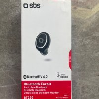 Bluetooth V4.2 слушалка SBS Invisible Ghost,микрофон,бутон за отговор,многоточкова технология, снимка 3 - Безжични слушалки - 39718587