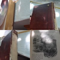 Стара църковна книга на английски език златни страници, снимка 7 - Антикварни и старинни предмети - 41866722