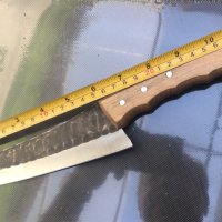Турция- ловен,ръчно кован нож кожен калъф, 150х275 мм, снимка 3 - Ножове - 42199077