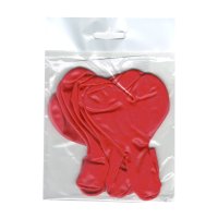 4495 Романтични балони сърце, 6 броя, снимка 5 - Декорация за дома - 44430801