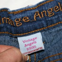 Vintage Angels - слим дънки за момиче размер до 134 см., снимка 3 - Детски панталони и дънки - 34119046