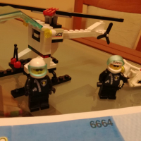 Стар конструктор Лего Police - Lego 6664 - Chopper Cops, снимка 3 - Колекции - 36333343