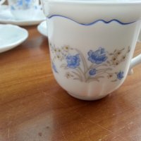 Френски аркопал чаши за кафе , снимка 3 - Антикварни и старинни предмети - 39990215