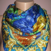 Дамски копринен шал, снимка 1 - Шалове - 40344504