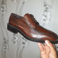 луксозни кожени обувки GEOX  номер 45 , снимка 2 - Официални обувки - 42449971