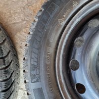 Два броя зимни гуми Мишелин Алпин с джанти за Пежо и Ситроен 175 65 14 , снимка 9 - Гуми и джанти - 41042591