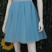 много обемна бална официална рокля синя, снимка 3 - Рокли - 36026433