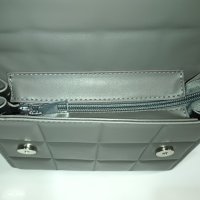 Дамска чанта 3192, сива, снимка 6 - Чанти - 44225991