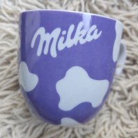 Голяма порцеланова чаша Милка/Milka, снимка 1 - Чаши - 40514753