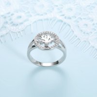 Сребърен пръстен Дървото на живота, снимка 1 - Пръстени - 41637442