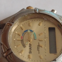 Дизайнерски марков часовник SHARP QUARTZ WATER RESIST - 26518, снимка 2 - Мъжки - 36123142