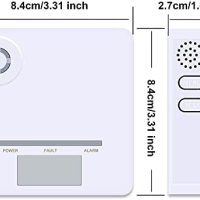 Нов Алармен детектор за въглероден оксид Аларма CO за дом офис на батерии, снимка 6 - Други стоки за дома - 40284507