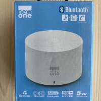 Портативна BLUETOOTH Колонка - Бяла 5W, снимка 3 - Bluetooth тонколони - 41465286