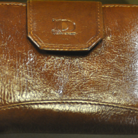 "D Collection" Genuine High Quality Brown Leather Wallet, снимка 1 - Портфейли, портмонета - 44756944
