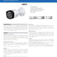 DAHUA HAC-HFW1000R 1 Мегапикселова Булет 4в1 Камера с HD-CVI, HD-AHD, HD-TVI или CVBS Аналогов Режим, снимка 2 - HD камери - 41528971