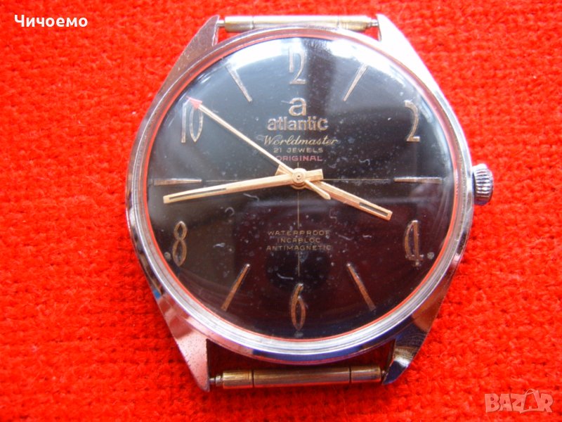 Atlantic Worldmaster 21 jewels Мъжки ръчен часовник от 70-те, снимка 1