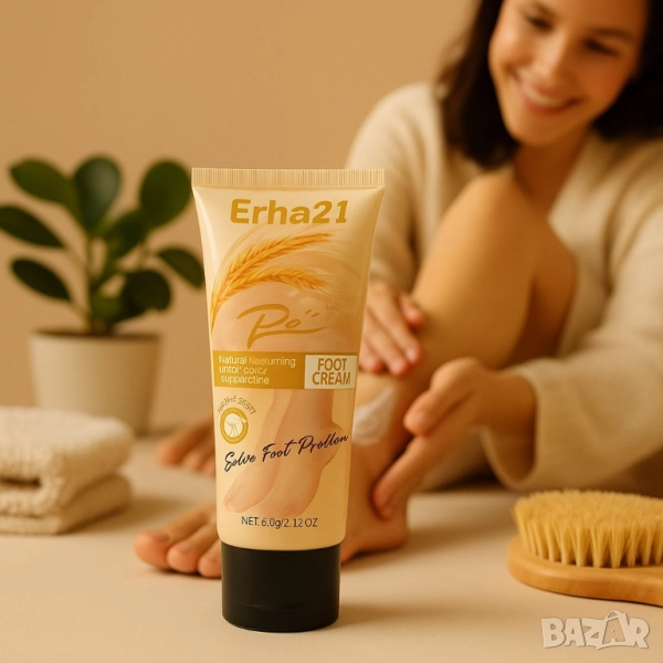 Интензивен крем за крака Erha21 – Хидратира, възстановява, омекотява, снимка 1