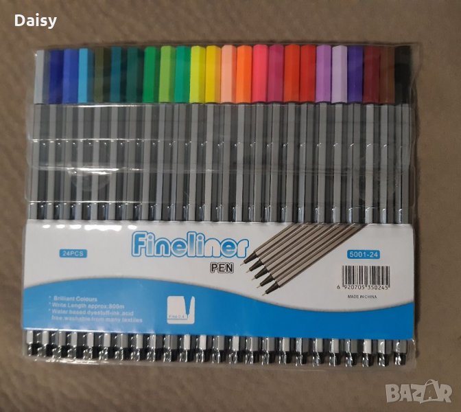 Тънкописци Fineliner 24 бр. Комплекта, снимка 1