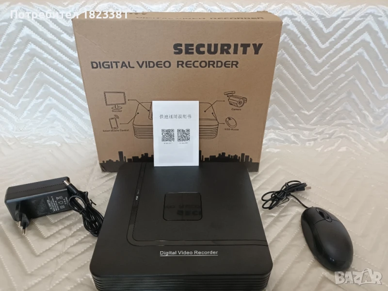 8 канален мрежов видео рекордер с 500 GB хард диск, снимка 1