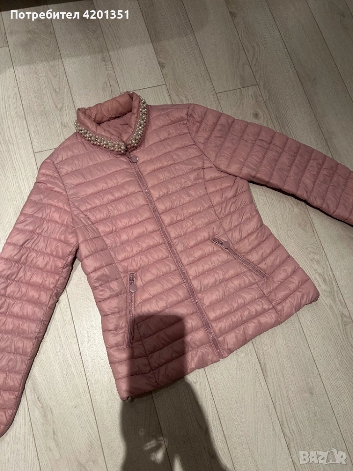Дамско яке в пудрено розово, снимка 1