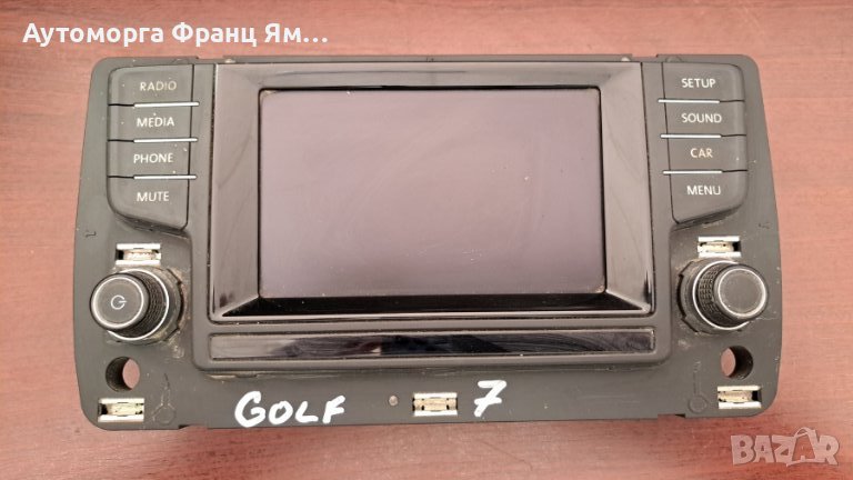 5G0919605 РАДИО CD VW GOLF VII, снимка 1