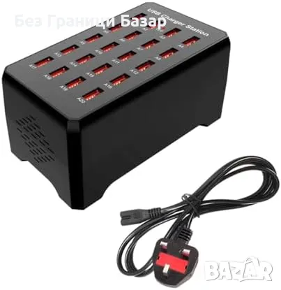 Нова Мулти зарядна станция 20 USB порта – за смартфони, таблети, офиси, снимка 1