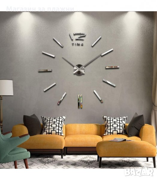 САМОЗАЛЕПВАЩ 3D СТЕНЕН ЧАСОВНИК - код 4203, снимка 1