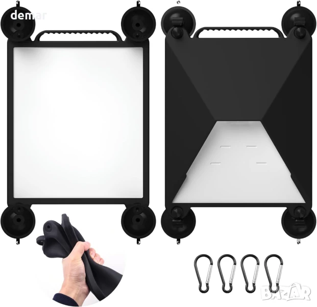 Стойка с вендузи за Starlink Mini, защитен калъф Starlink Mini с кука, снимка 1