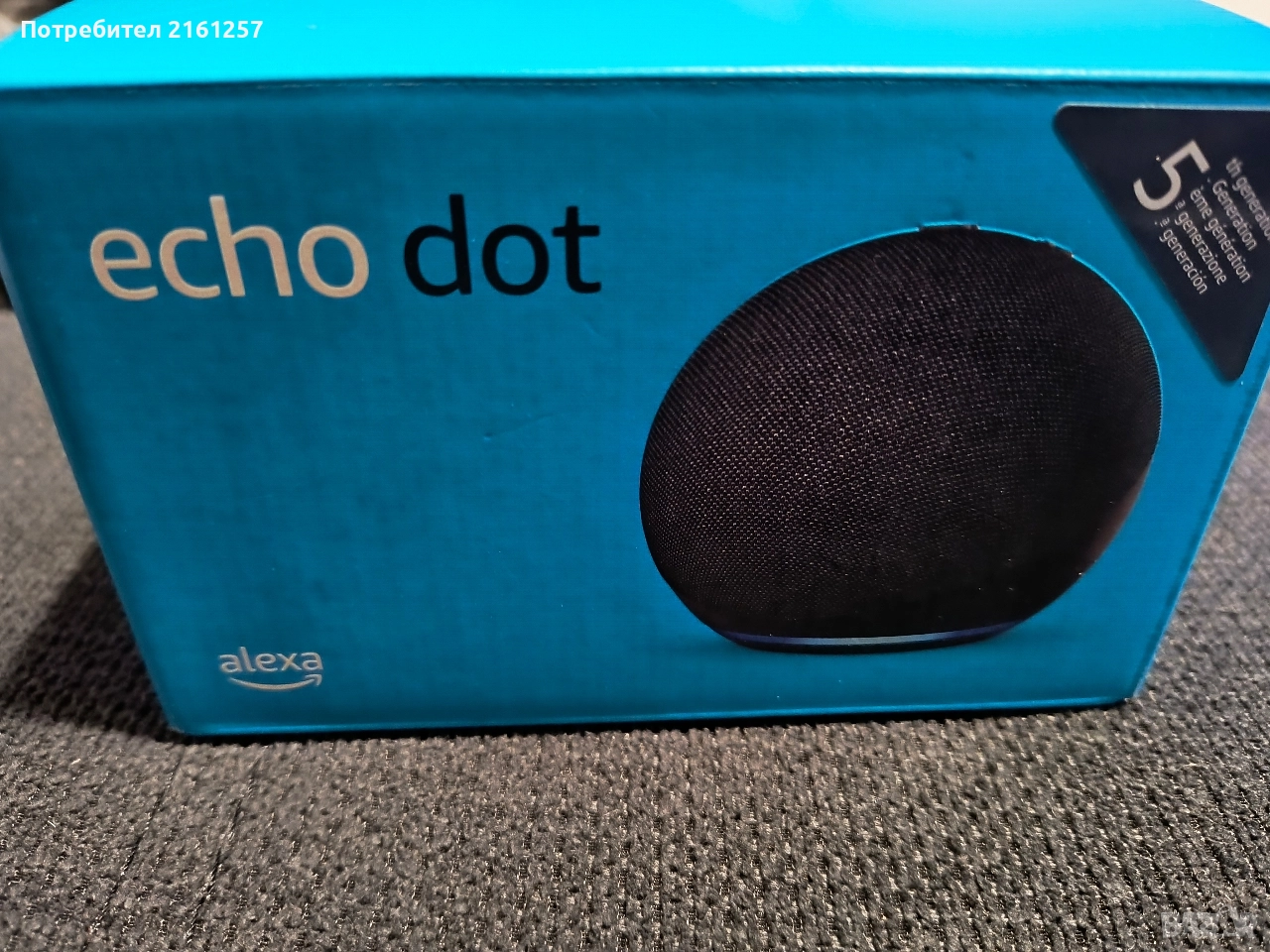 Alexa echo dot 5 nova , снимка 1