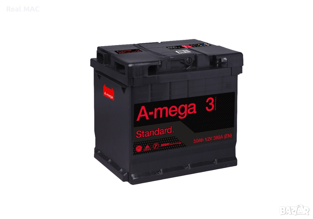 Акумулатор A-mega-3 Standard, 50 Аh, 430 А, снимка 1