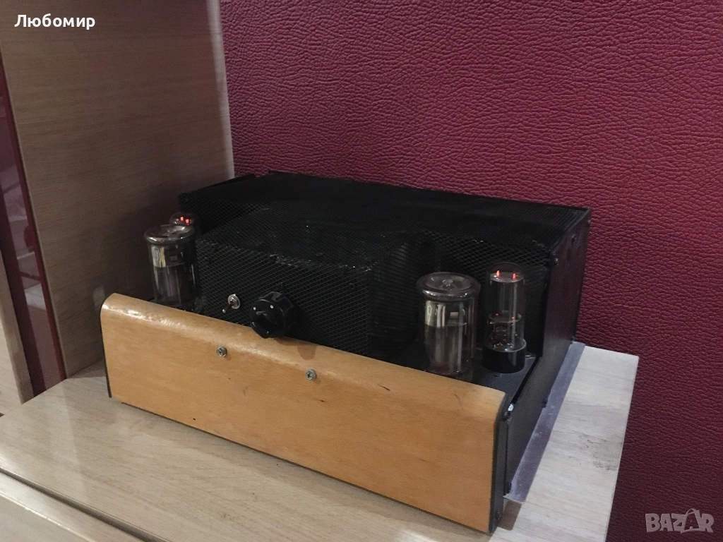 Лампов усилвател - поръчков, истински, снимка 1