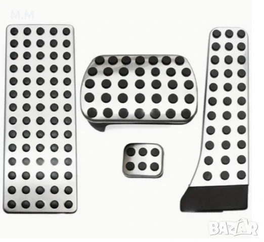 Спортни метални педали за Mercedes За Benz C E S GLK SLK CLS SL-Class, снимка 1