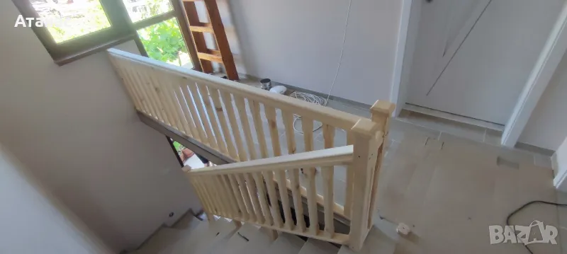 Дървен парапет, снимка 1