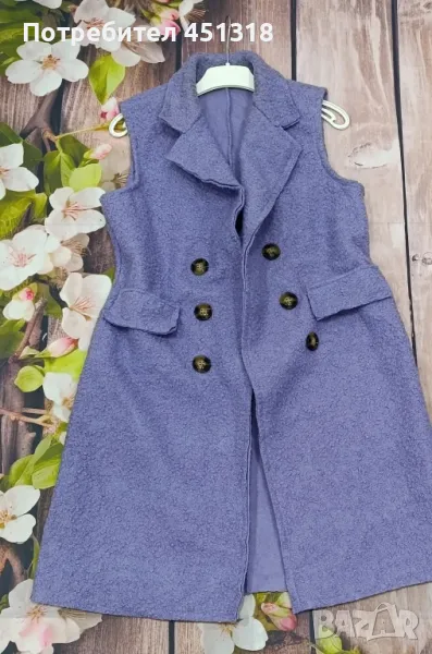 Дълъг елек Л размер, снимка 1