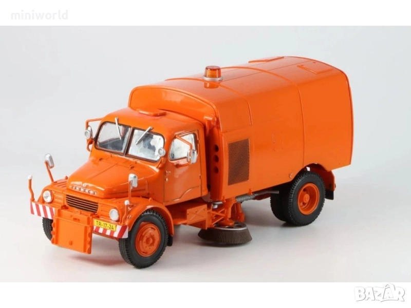 Praga S5T-3 боклукчийски - мащаб 1:43 на DeAgostini моделът е нов в блистер, снимка 1