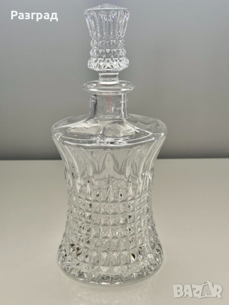 Кристална гарафа - декантер  бутилка за алкохол, снимка 1