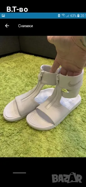 Nike бели сандали, снимка 1