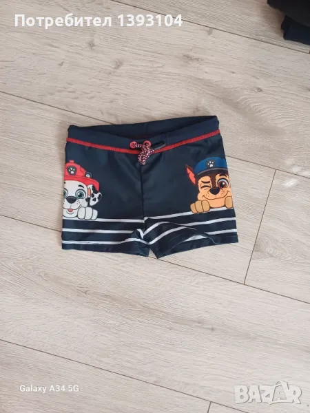 Нов бански с Пес патрул, 122/128, снимка 1