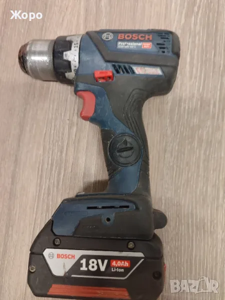 Безчетков винтоверт БОШ GSR 18V-60C, снимка 1