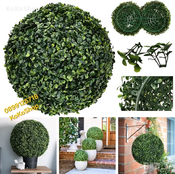 Топка чемшир 38 см. – за дома и градината, снимка 1