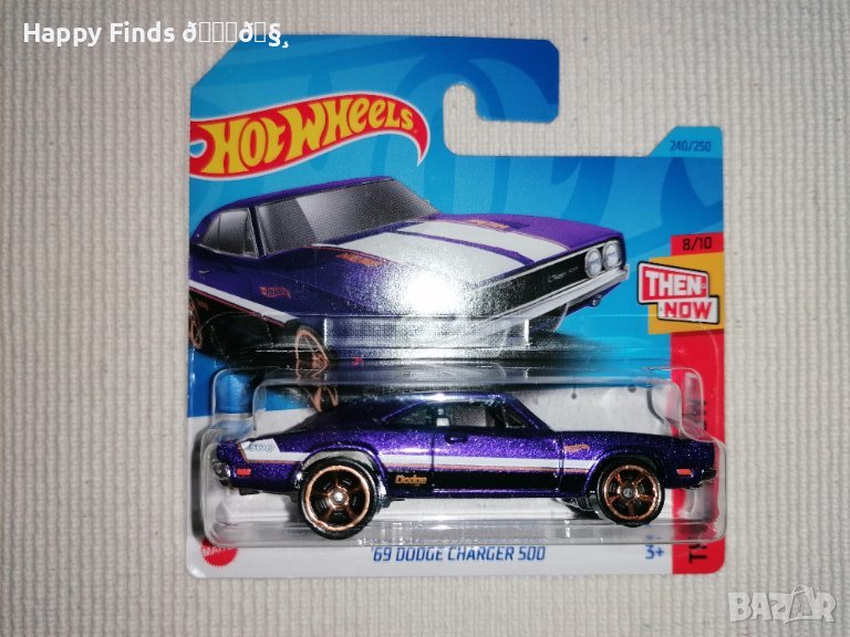 HOT WhEELS `69 DODGE CHARGER 500 THEN AND NOW, снимка 1