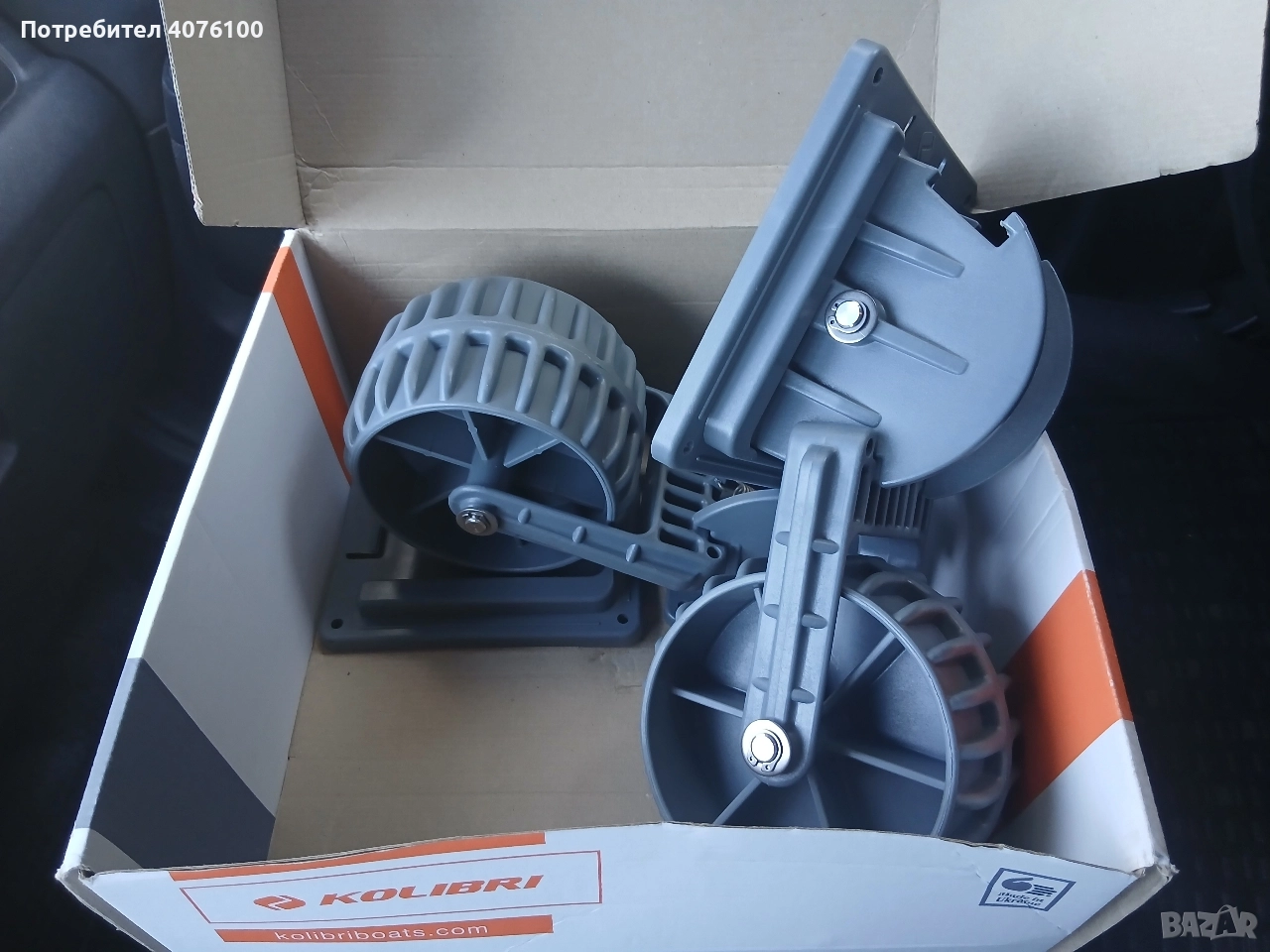 транцеви колела за лодка, снимка 1