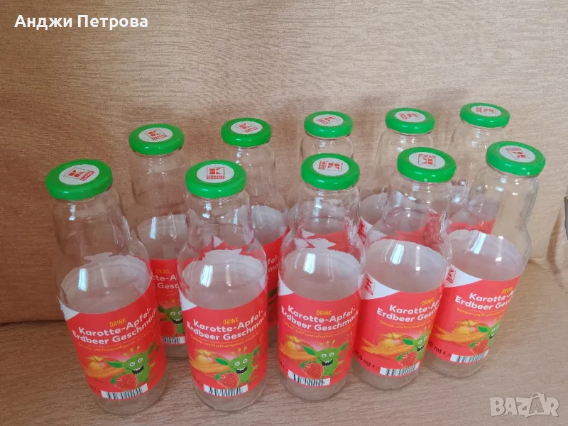 10 бр. стъклени бутилки с винтови капачки от 750мл. със здрави капачки , снимка 1