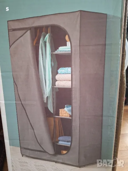 текстилен гардероб за дрехи чисто нов , снимка 1
