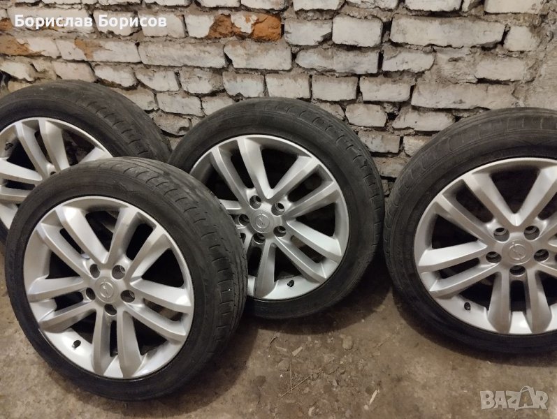 Комплект гуми с джанти за Опел Астра Н и Зафира 5*110*17, снимка 1