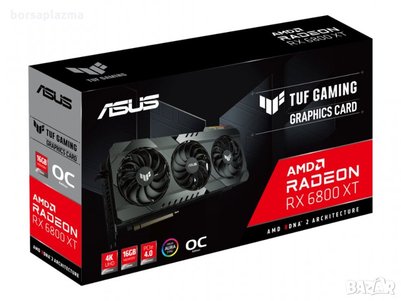 ASUS TUF GAMING Radeon RX 6800 XT OC edition 16GB GDDR6 HDMI 3xDP, снимка 1