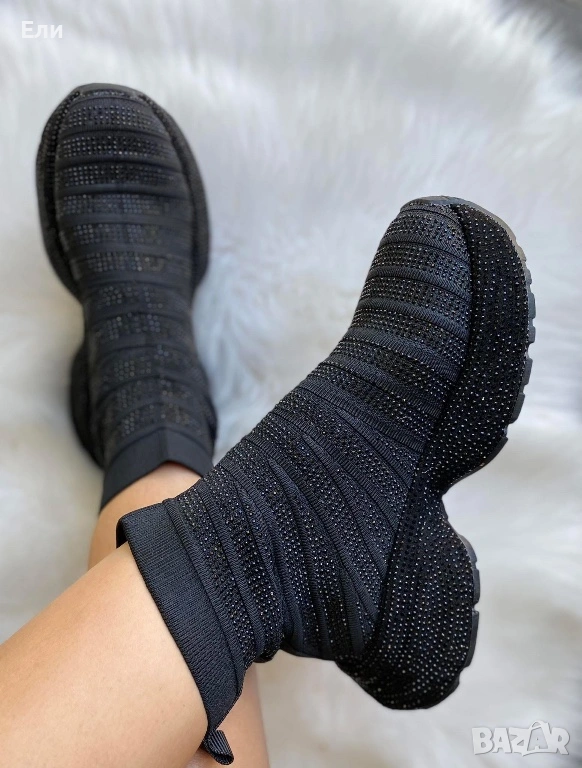 Дамски маратонки тип чорап , снимка 1