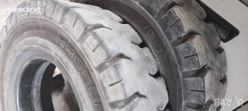 гуми за мотокар 7.00-12 Solideal Magnum супереластични, снимка 1