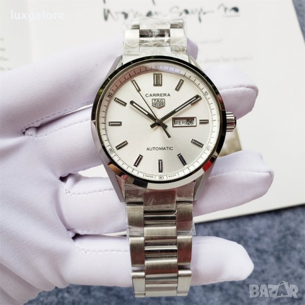 Мъжки часовник TAG Heuer Carrera Calibre 5 с aвтоматичен механизъм, снимка 1
